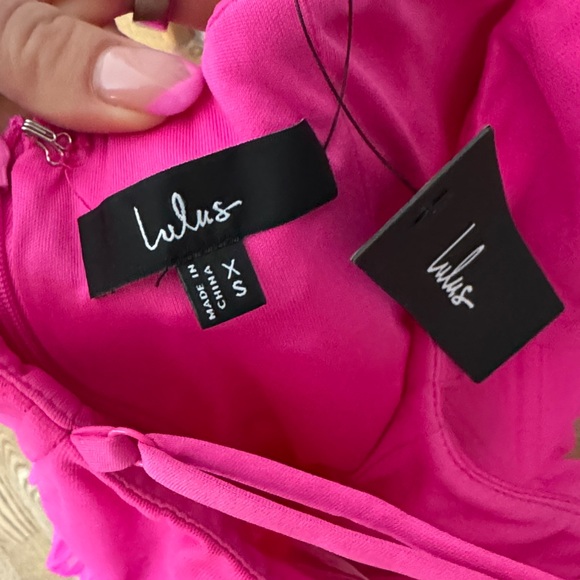 Pink Layered Tulle Dress - Picture 3 of 3